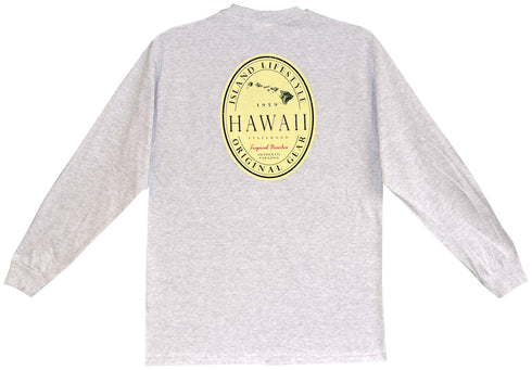 RJC Unisex Lifestyle Hawaii Island Long Sleeve Tee Shirt